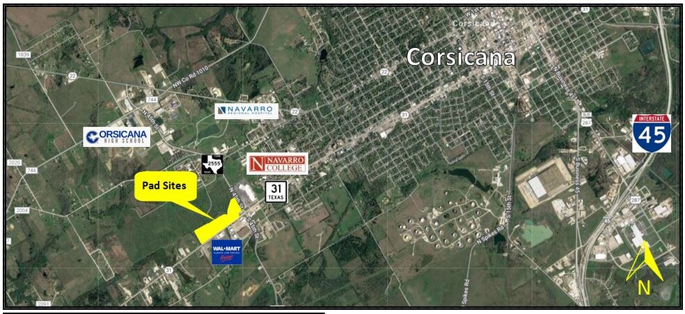 3800 Highway 31, Corsicana, TX for sale - Aerial - Image 1 of 3