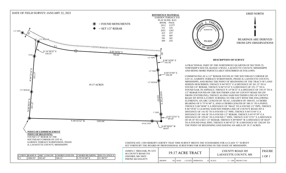 30 Howell Loop, Oxford, MS for sale - Site Plan - Image 3 of 3