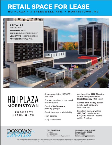 21 Speedwell Ave, Morristown, NJ to rent Primary Photo- Image 1 of 7