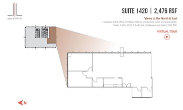 530 B St, San Diego, CA for rent Floor Plan- Image 1 of 1