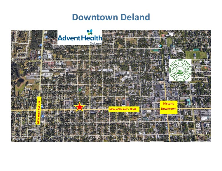 W New York Ave, Deland, FL for sale - Aerial - Image 1 of 1