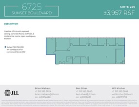 6725 W Sunset Blvd, Los Angeles, CA for rent Site Plan- Image 1 of 1