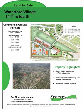 More details for 144th & Ida St, Omaha, NE - Land for Sale