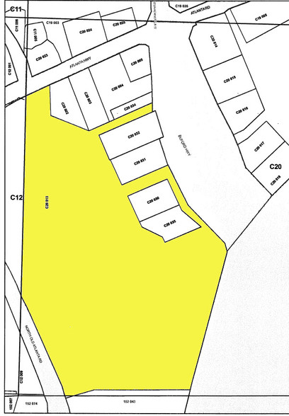 501-570 Lakeland Plz, Cumming, GA for rent - Plat Map - Image 2 of 10