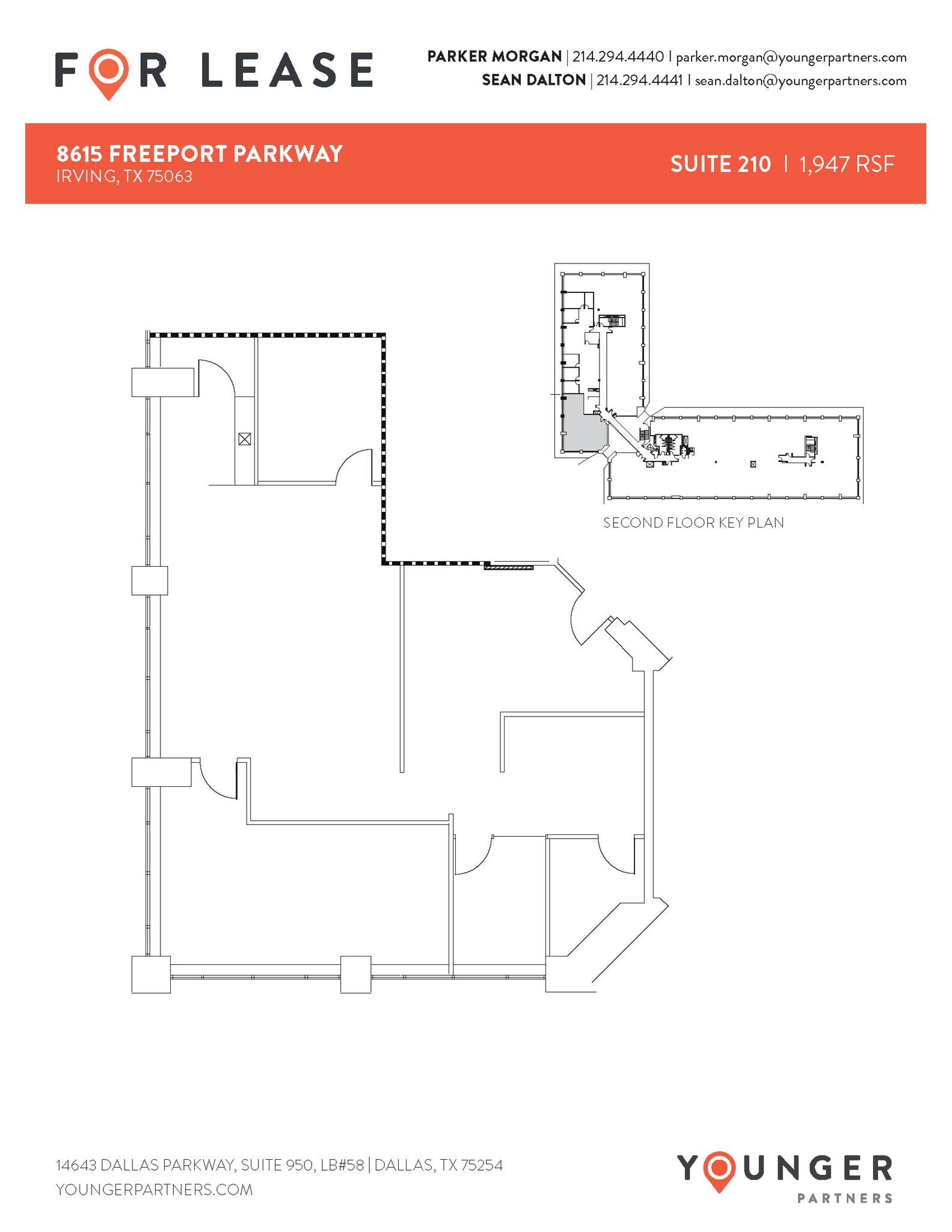 8615 Freeport Pky, Irving, TX for rent Floor Plan- Image 1 of 2