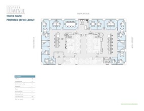 100 Park Ave, New York, NY for rent Floor Plan- Image 2 of 3