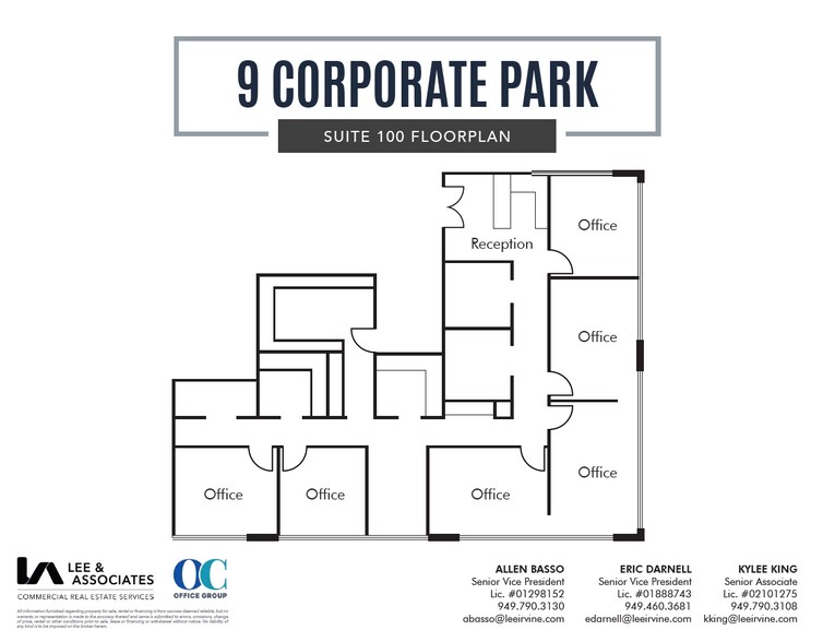 9 Corporate Park, Irvine, CA for rent - Floor Plan - Image 3 of 16