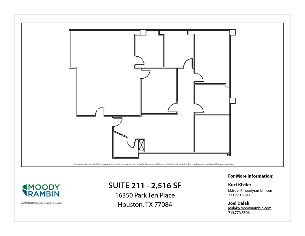 16350 Park Ten Place Dr, Houston, TX for rent Floor Plan- Image 1 of 1