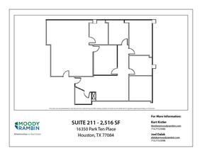 16350 Park Ten Place Dr, Houston, TX for rent Floor Plan- Image 1 of 1