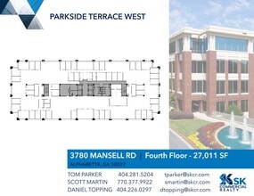 3780 Mansell Rd, Alpharetta, GA for rent Site Plan- Image 1 of 1