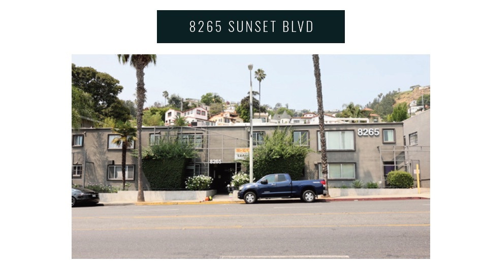 8265 W Sunset Blvd, West Hollywood, CA for rent - Building Photo - Image 2 of 3