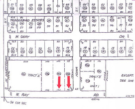 500 W Ray Rd, Chandler, AZ for sale Plat Map- Image 1 of 1