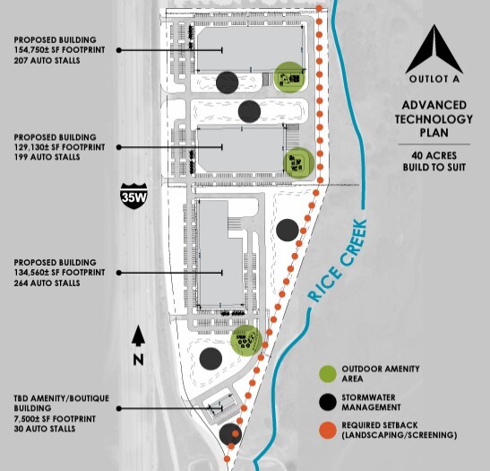 5400 Old Highway 8, Arden Hills, MN for rent - Site Plan - Image 2 of 3