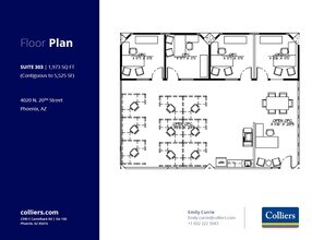 4020 N 20th St, Phoenix, AZ for rent Floor Plan- Image 1 of 2