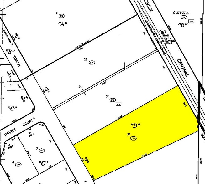 927 Tower Rd, Mundelein, IL for sale - Plat Map - Image 3 of 3