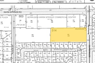 375 E Warm Springs Rd, Las Vegas, NV for sale Plat Map- Image 1 of 1