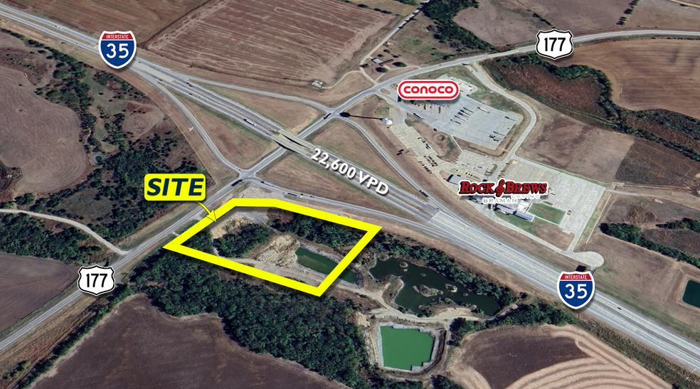 SWC OF I-35 & 177 hwy, Braman, OK for sale - Building Photo - Image 1 of 3