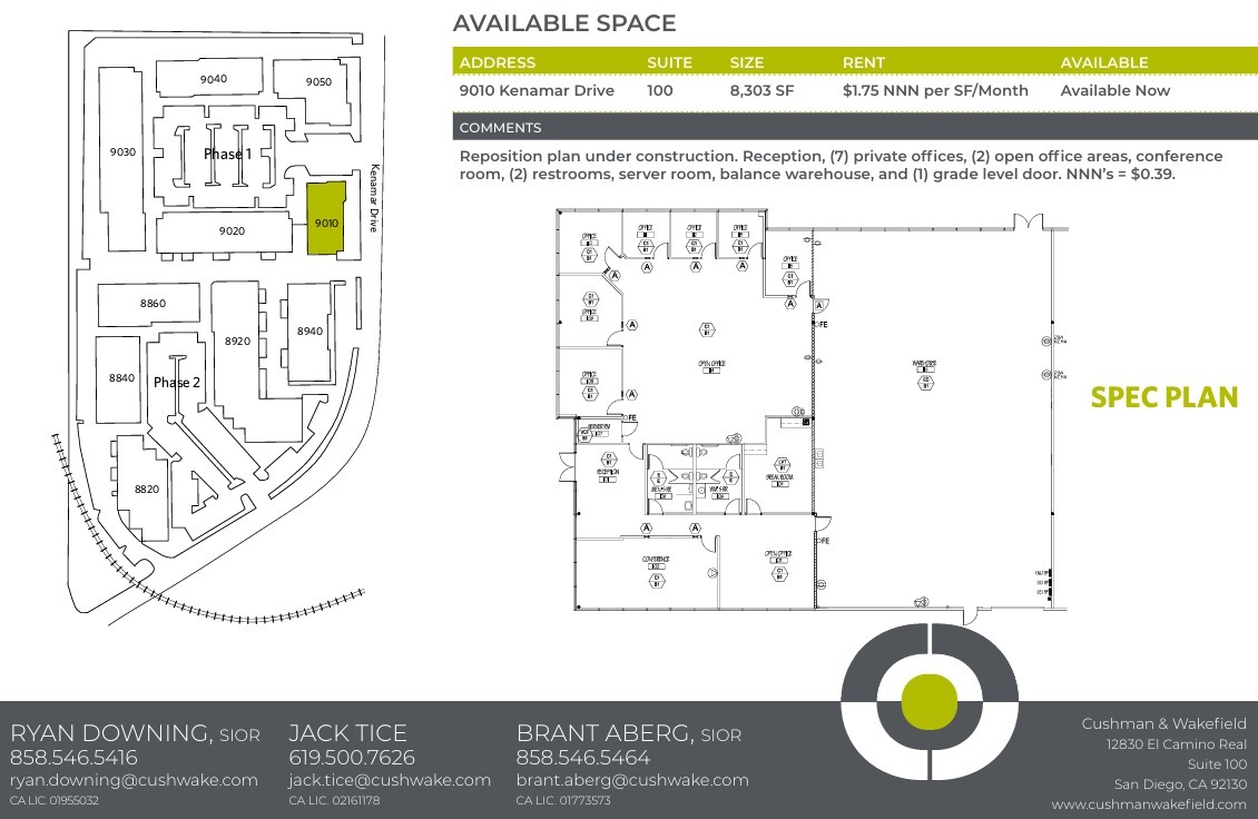 9040 Kenamar Dr, San Diego, CA for rent Floor Plan- Image 1 of 1