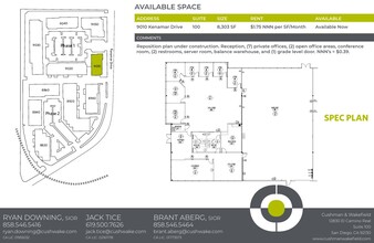 9040 Kenamar Dr, San Diego, CA for rent Floor Plan- Image 1 of 1