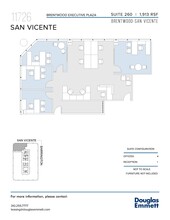 11726 San Vicente Blvd, Los Angeles, CA for rent Floor Plan- Image 1 of 1