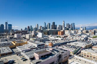 1100 Wall St, Los Angeles, CA - aerial  map view