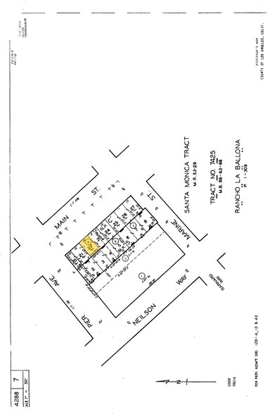 3002 Main St, Santa Monica, CA for rent - Plat Map - Image 2 of 11