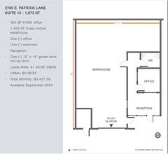 2700 E Patrick Ln, Las Vegas, NV for rent Floor Plan- Image 1 of 1