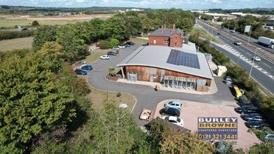 Barton Turn, Barton Under Needwood, STS - AERIAL  map view - Image1