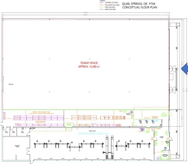 2317 W Memorial Rd, Oklahoma City, OK for rent - Floor Plan - Image 2 of 2