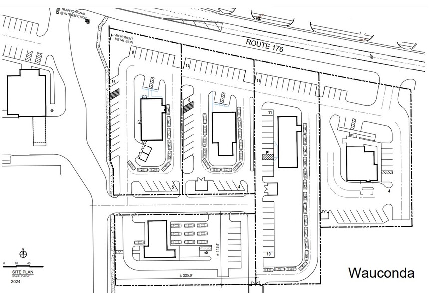 474-480 W Liberty St, Wauconda, IL for rent - Site Plan - Image 1 of 3