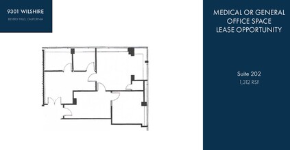 9301 Wilshire Blvd, Beverly Hills, CA for rent Floor Plan- Image 1 of 1