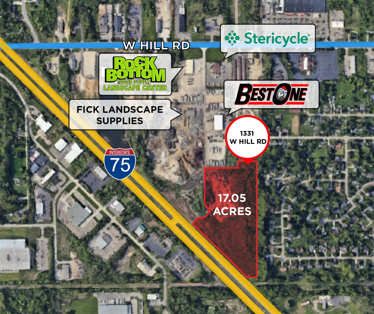 1331 W Hill Rd, Flint, MI for sale Building Photo- Image 1 of 4