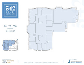 542-550 S Dearborn St, Chicago, IL for rent Floor Plan- Image 1 of 4