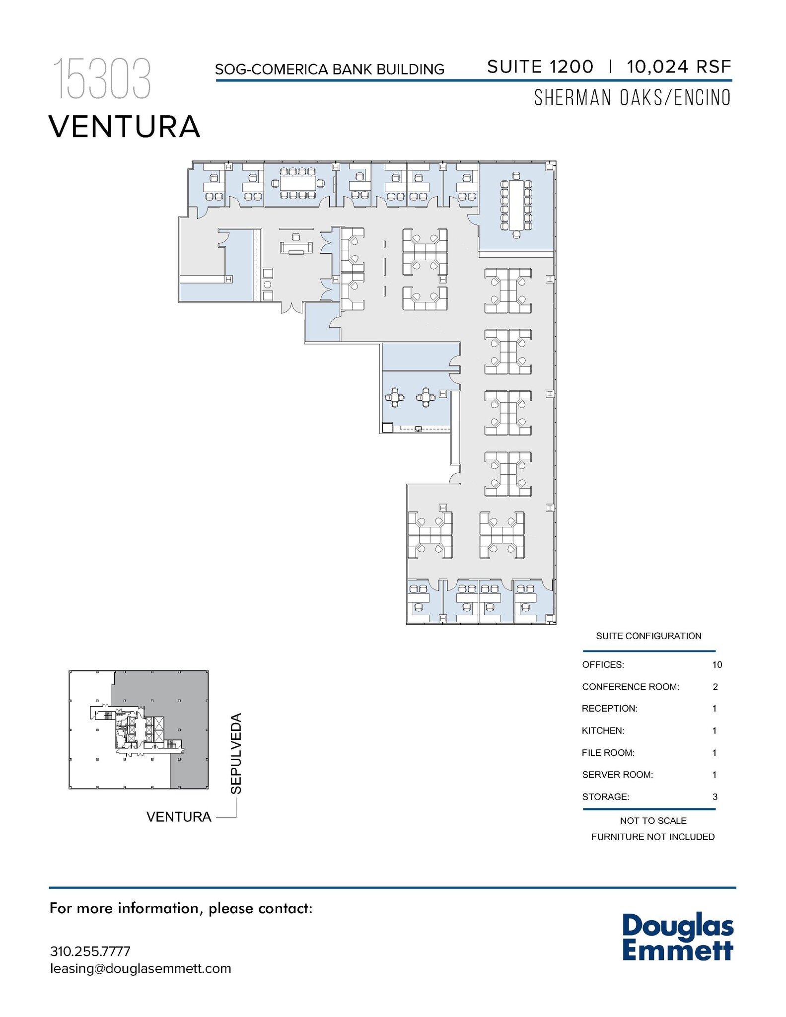 15301 Ventura Blvd, Sherman Oaks, CA for rent Floor Plan- Image 1 of 1
