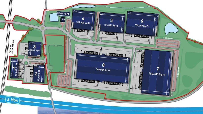 Stafford Rd, Featherstone for rent - Site Plan - Image 2 of 2