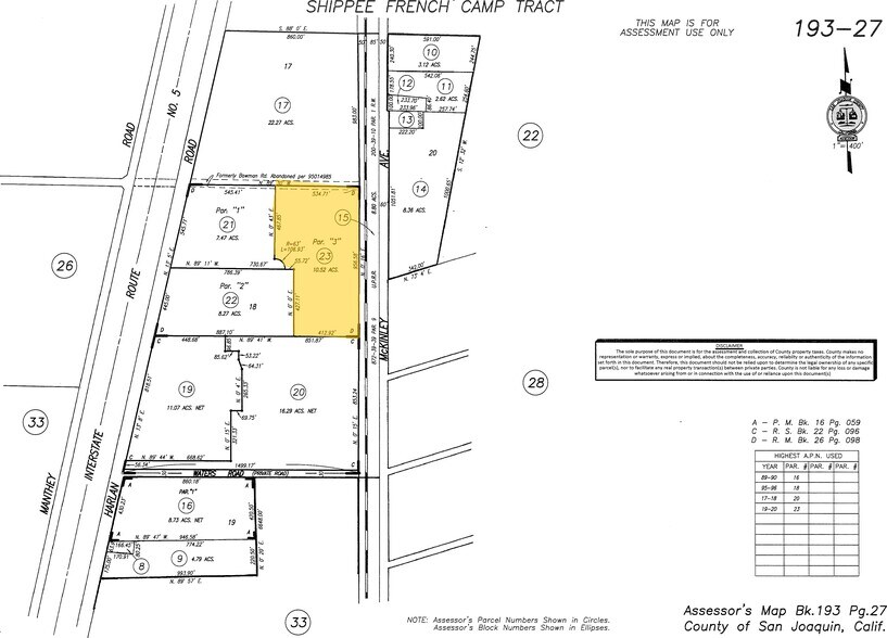 161 E Transportation Ct, French Camp, CA for rent - Plat Map - Image 2 of 3