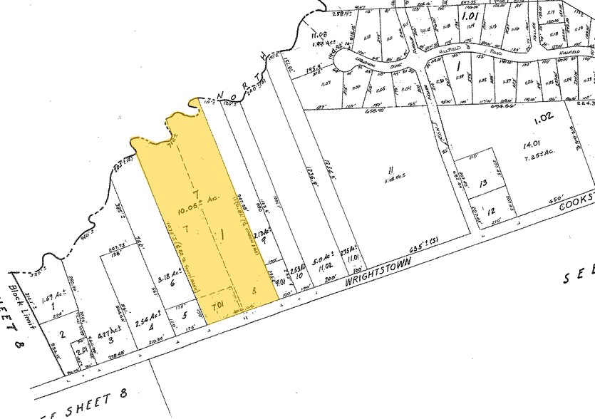 25 Wrightstown Cookstown Rd, Wrightstown, NJ for sale - Plat Map - Image 1 of 1