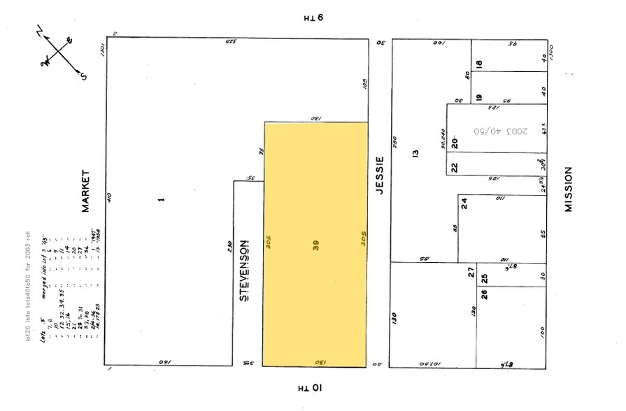 1 Tenth St, San Francisco, CA for sale - Plat Map - Image 1 of 1