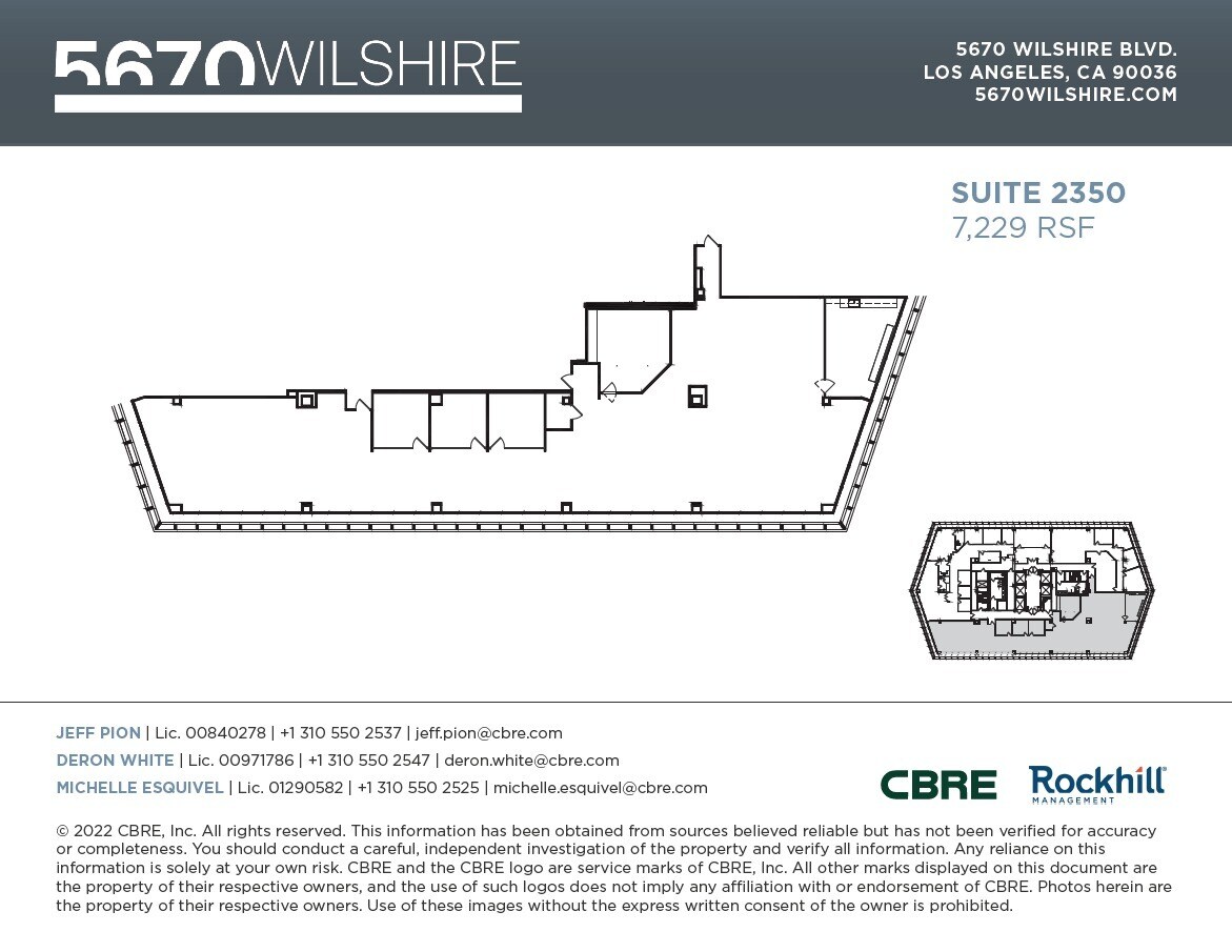 5670 Wilshire Blvd, Los Angeles, CA to rent Floor Plan- Image 1 of 1