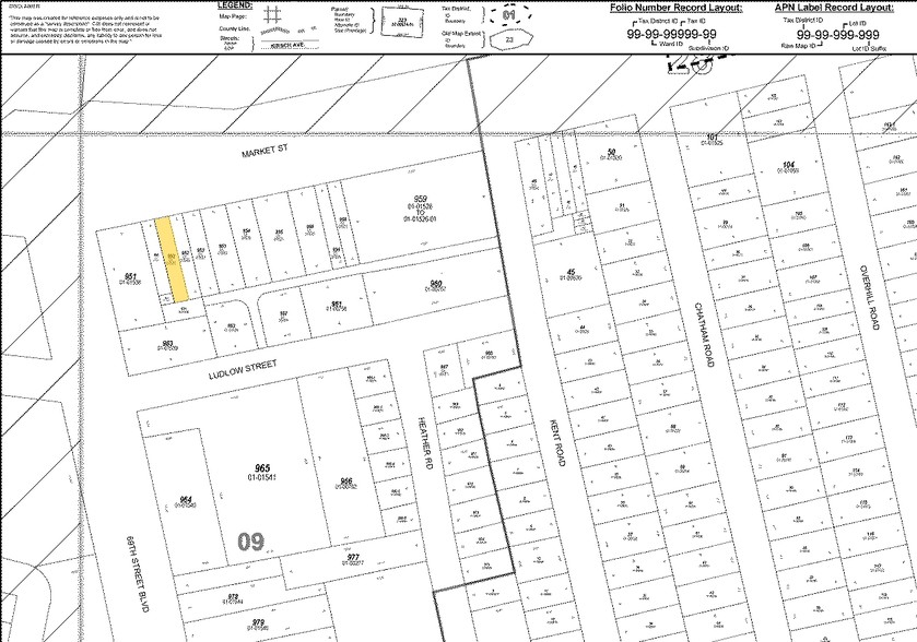 6840-6844 Market St, Upper Darby, PA for sale - Plat Map - Image 1 of 1