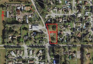 15603 Hutchison Rd, Tampa, FL - aerial  map view