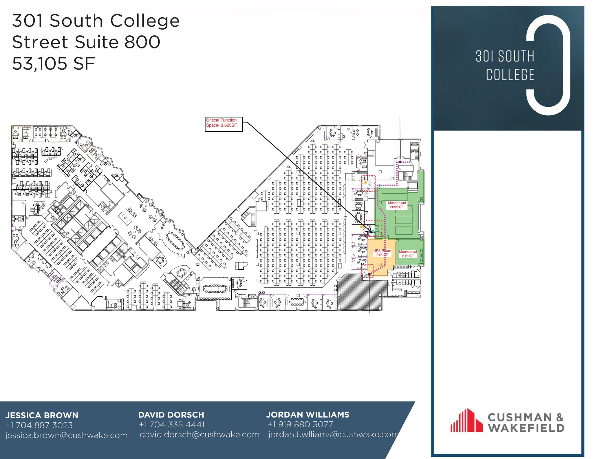 301 S College St, Charlotte, NC for rent Floor Plan- Image 1 of 1