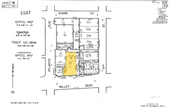 937-949 W Valley Blvd, Alhambra, CA for sale Plat Map- Image 1 of 1