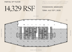 200 Park Ave, New York, NY for rent Floor Plan- Image 1 of 4