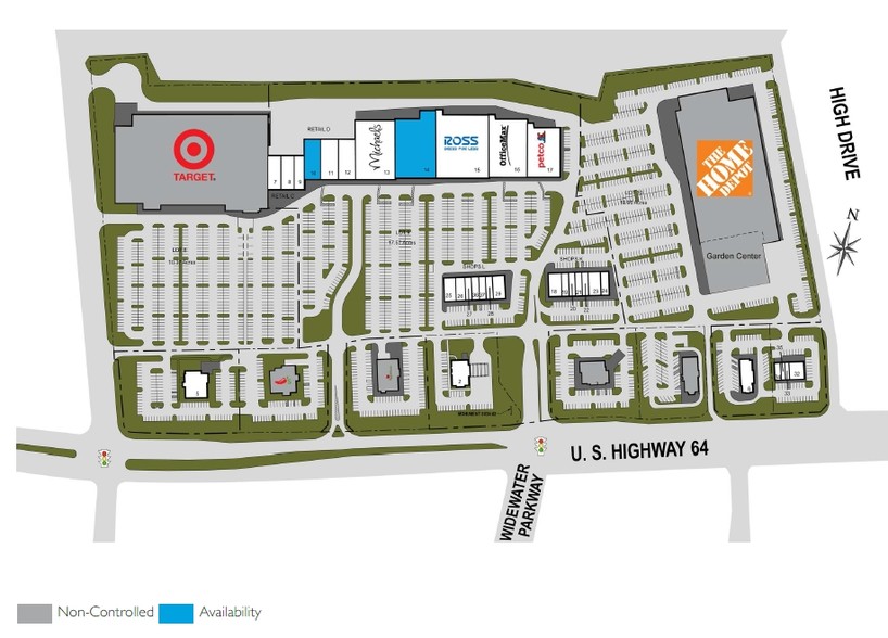 1002-1018 Shoppes At Midway Dr, Knightdale, NC for sale - Site Plan - Image 1 of 1