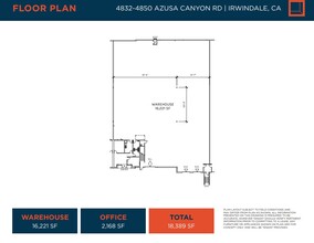 4832-4850 Azusa Canyon Rd, Irwindale, CA for rent Floor Plan- Image 1 of 1