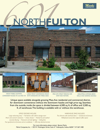 More details for 601-709 Fulton St, Indianapolis, IN - Office for Rent