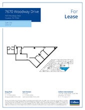 7670 Woodway Dr, Houston, TX for rent Floor Plan- Image 1 of 1