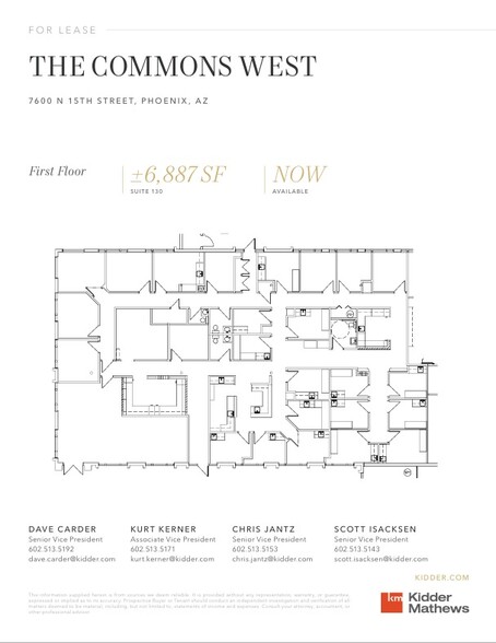 7600 N 15th St, Phoenix, AZ for rent - Floor Plan - Image 3 of 3