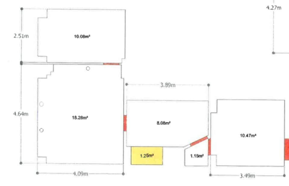 Retail in Paris to rent Floor Plan- Image 1 of 3